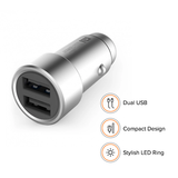 Xiaomi Mi Car Charger 3.6A Fast Charging Metal Style - SILVER