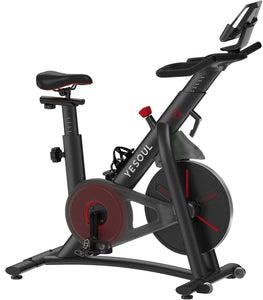 Black Xiaomi YESOUL S3 Spin Bike magnetic control ultra-quiet exercise bike indoor fitness equipment