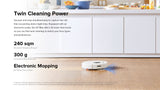 Roborock Q7 Max Robot Vacuum Cleaner with Mopping Official Australian Version White