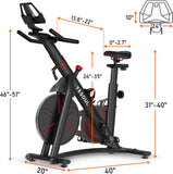 Black Xiaomi YESOUL S3 Spin Bike magnetic control ultra-quiet exercise bike indoor fitness equipment